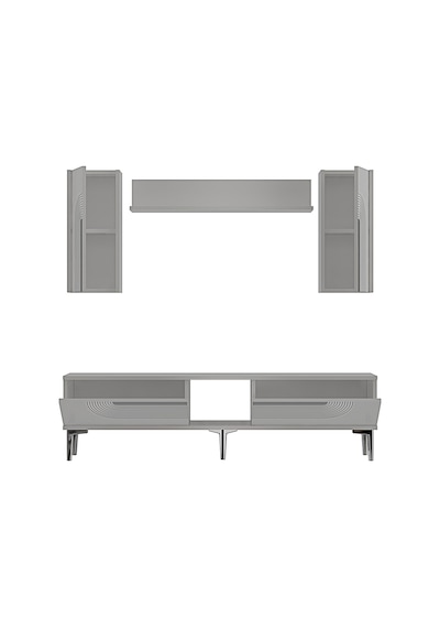 Tvr1502bs Meyra Tv Ünitesi Takımı Beyaz-silver 150cm