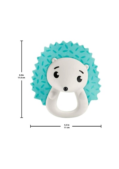 Fisher Price Eğlenceli Dostlar Çıngıraklı Dişlik - Kirpi Hjw11-hkd72 Çok Renkli