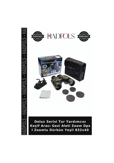 Delux Serisi Tur Yardımcısı Keşif Aracı Gezi Aleti Zoom Dps I Zoomlu Dürbün Yeşil 832x40