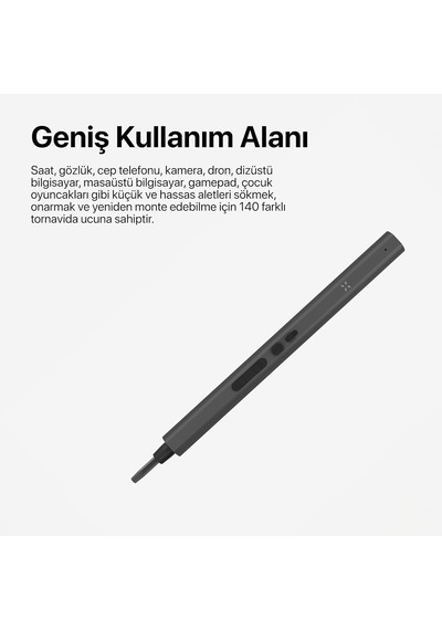 Xenon Smart Hassas Şarjlı Otomatik Tornavida Vidalama Seti 5 Nm Tork Screwdriver 153 Parça X6833