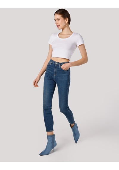 Colin's Colins 760 Diana Süper Slim Fit Yüksek Bel Dar Paça Mavi Kadın Jean Pantolon 001