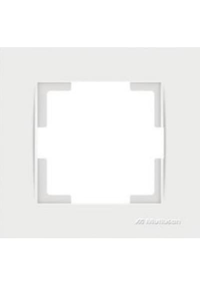 Mutlusan Rita Beyaz Tekli Çerçeve Mutlusan