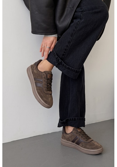 V.S.H Velvet Rota Kadın Kahverengi-kahve Sneaker Spor Ayakkabı - Kadın Günlük Ayakkabı-2527 V.S.H Velvet Rota Kadın Kahverengi-kahve Sneaker Spor Ayakkabı - Kadın Günlük Ayakkabı-2527