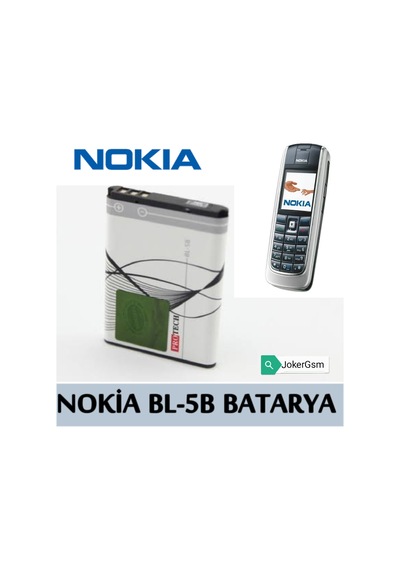 Nokia Bl-5B Batarya Pil Nokia 3220 5300 6070 6020 Batarya Pil