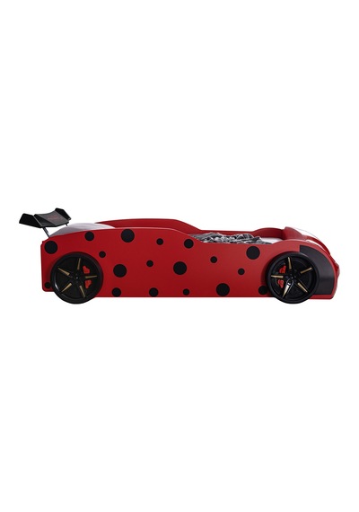 Setaymobilya Arabalı Yatak, Ladybird Ledli Rüzgarlıklı Arabalı Yatak