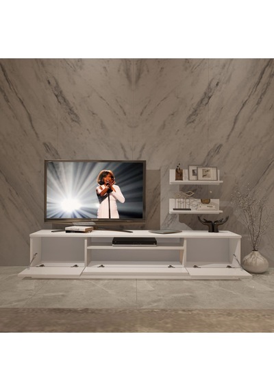 Decoraktiv Trendstyle 4s Mdf Tv Ünitesi Tv Sehpası Beyaz