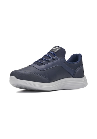 Günlük Erkek Yetişkin Sneaker Büyük Numara Spor Ayakkabı Lastik Bağcıklı Rahat Esnek 110c Lacivert