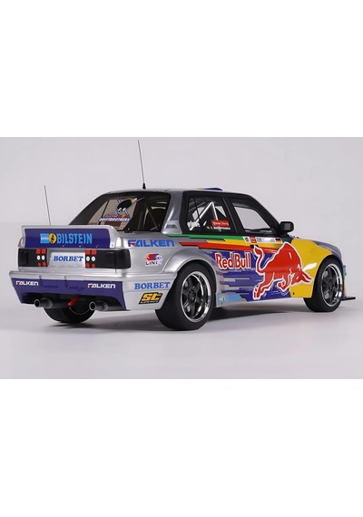 1:18 Ölçek Otto 2023 Bmw M3 E30 V8 229 Red Bull Driftbrothers Resin Kapalı Minyatür Model Araba 25cm