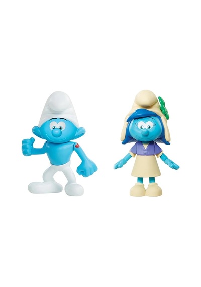 Şirinler Kayıp Köy Güçlü Şirin & Smurfstorm Figür Set Marvel