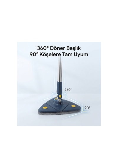 Triclean Pro Mikrofiber Üçgen Akıllı Mop