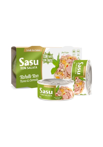 Sasu Tahıllı Ton Salata İri Parça  2 x 160 G