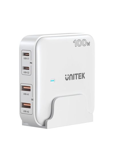 Unitek 100w Masaüstü Gan Şarjistasyon Beyaz P1229awh