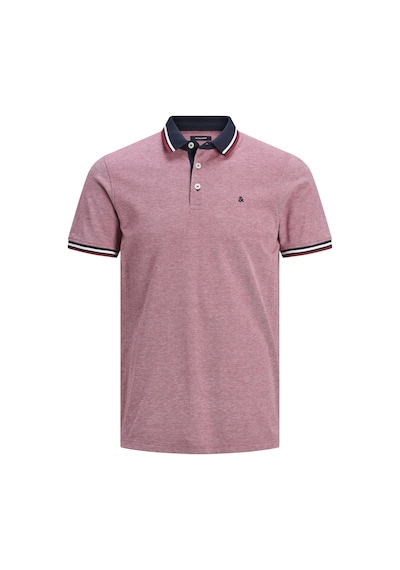 Jack & Jones Basic Polo Tisört-Paulos 12136668 Rio Red Kırmızı