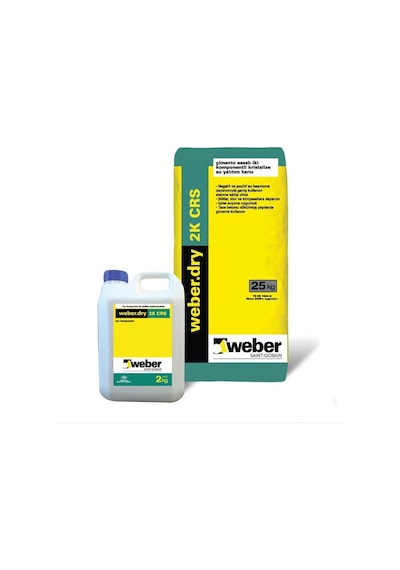 Weber Dry 2K Crs Kristalize Su Yalıtımı Set (25+2 Kg)