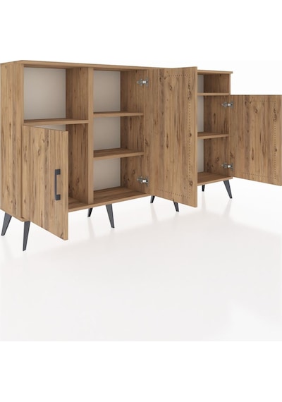 Arges Konsol 5 Raflı 4 Kapaklı 176x30x99 Çam-çam Atlas Çam - Atlas Çam Arges Konsol 5 Raflı 4 Kapaklı 176x30x99 Çam-çam Atlas Çam - Atlas Çam