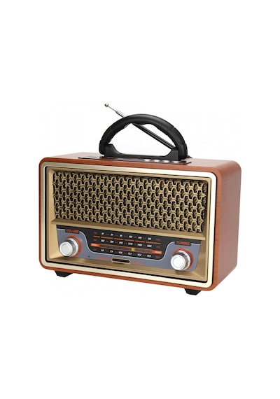 Meier M-157Bt Nostaljik Bluetooth Radyo Mp3 24 Cm