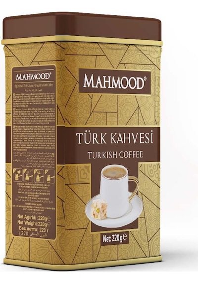 Mahmood Coffee Türk Kahvesi Özel Teneke Kutu 220 G