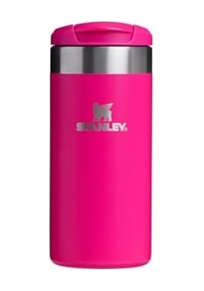 The Aerolight Transit Mug Termos Bardak, Koyu Pembe Pink Vibes , 0.35 Litre Açık Bej