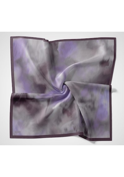 Silk Home Velora Eşarp Sis Desen Acı Kahve 90x90 Çok Renkli