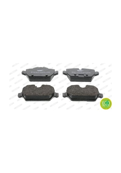 FERODO FDB4383 Arka Fren Balatası Bmw 1 Serisi E87 116I 118D 120I 04- U:95.4Mm Y:51.5Mm K:17Mm