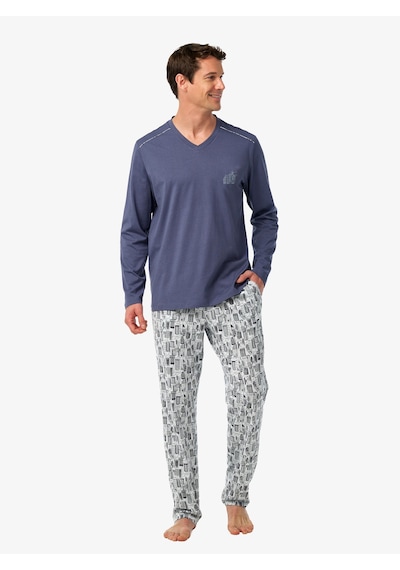 Blackspade Erkek Pijama Takımı 40994 - İndigo