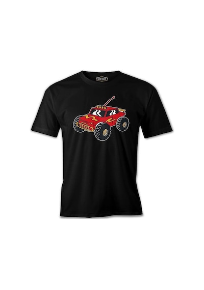 Remote Control Red Car Toy Siyah Erkek Tshirt 001