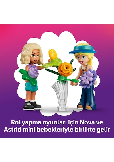 LEGO® Friends Yaratıcı Çiçek Dükkanı 42693 - 7 Yaş Üzeri Çocuklar için Mini Bebek İçeren Yaratıcı Oyuncak Yapım Seti (377 Parça)