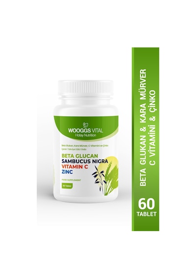 Beta Glukan , Kara Mürver ,c Vitamini Ve Çinko 60 Tablet