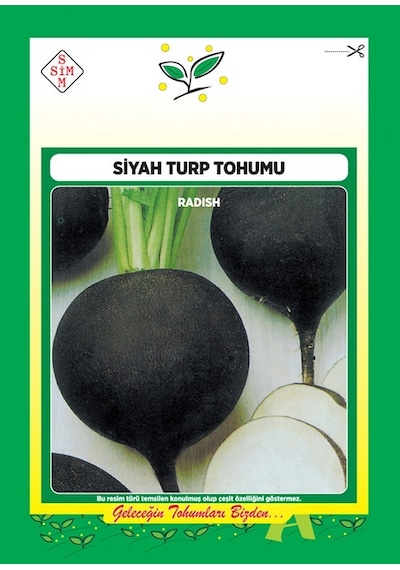 Siyah Turp Tohumu 10 GR 3000 Adet Kara Turp Tohumu Yerli Turp