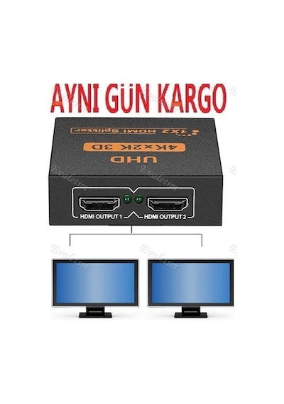 2 Port Uhd 4K Hdmi Splitter 4435P Switch Çoklayıcı Çoğaltıcı Çokl