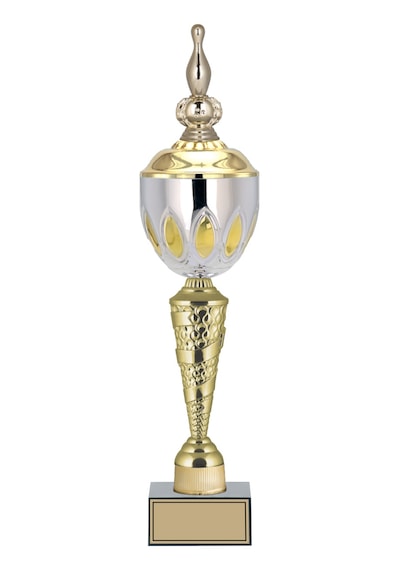 Odak Kupa - Figürlü Kupalar - Bowling / Labut Figürlü Kupalar Fg-085 C - 53 Cm Altın - Beyaz