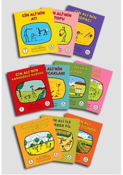 Cin Ali Yayınları Cin Ali Kitap Seti 10 Kitap Takım