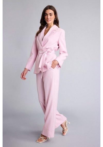 Defacto Wıde Leg Normal Bel Düz Paça Pantolon H0854ax26smpn69 Pembe-pn69