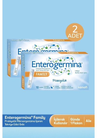 Enterogermina Family 5 Ml 10 Flakon 2 Adet