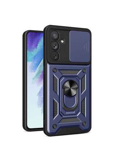Nihcase Samsung Uyumlu Galaxy A54 Kılıf Magnetik Standlı Kamera Korumalı Slide Sürgülü Cover Kapak