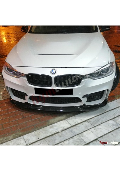 Bmw F30 M3 Ön Lip Abs Plastik Parlak Siyah