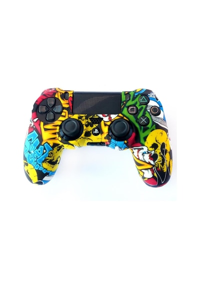 Playstation 4 Desenli Kol Koruyucu Silikon Kılıf 8p4