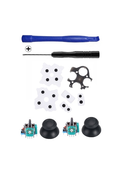 Ps5 Versiyon 2 Analog Motor Topuz İç Lastik Tornavida Ayırıcı Tamir Seti Playstation 5 Kol Tamiri Renkli