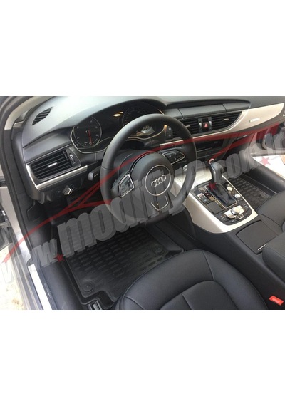 Audi A6 2012-2013 3D Kauçuk Havuzlu Paspas Kokusuz Araca Özel