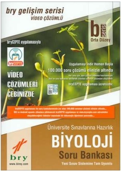 Birey Yayınları Biyoloji Soru Bankası B Serisi Orta Düzey