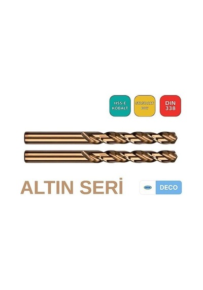 Deco Altın Seri Kobaltlı Matkap Ucu - Q9