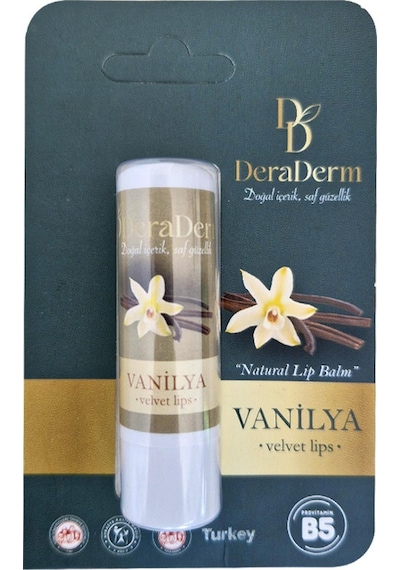 Deraderm Natural Lip Balm Vanilya 5 Gr