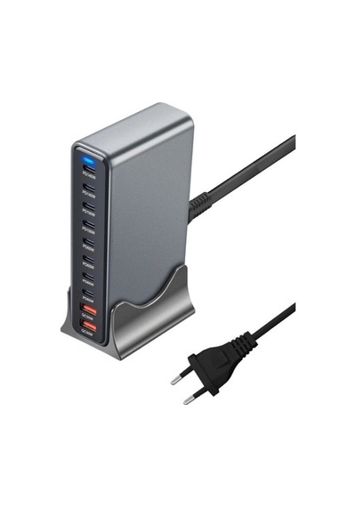 Gan Pro Ymx-800w Gan 10 Portlu Usb Pd Qc Şarj İstasyonu