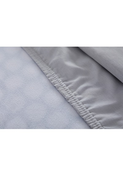 Colourful Fitted Çarşaf Çift King Size - Gri