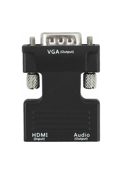 Çevirici Hdmi To Vga Monitör Çevirici Dönüştürücü Sesli