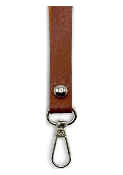 Sensy Deri Çanta Elciği 15 Cm Taba