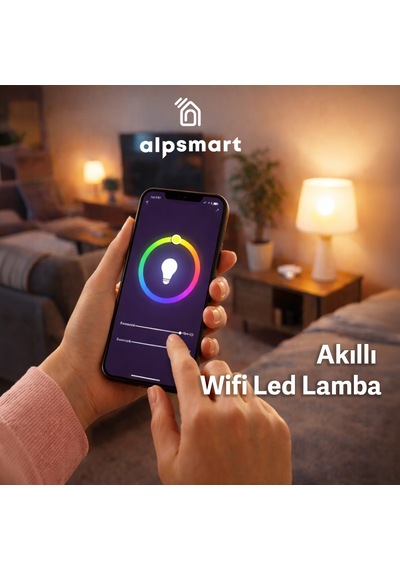 Alpsmart As8229 Cw 3 Lü Set Akıllı Wifi Led Lamba Tuya Destekli