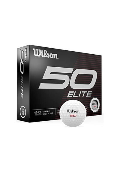 Fifty Elite Golf Topu, 12'li Paket Açık Altın