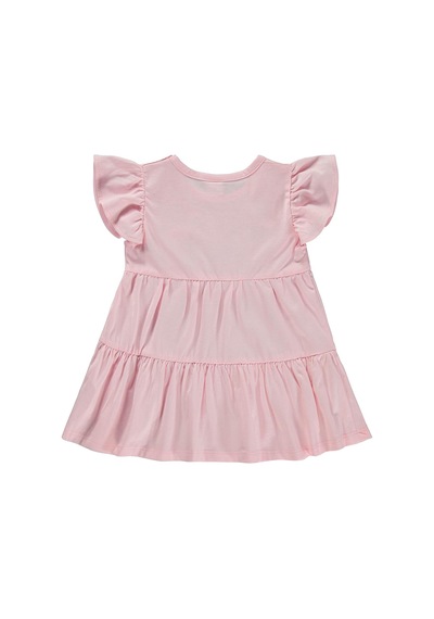 Civil Baby Zürafa Lase Nakış 6-18 Ay Elbise - Pembe