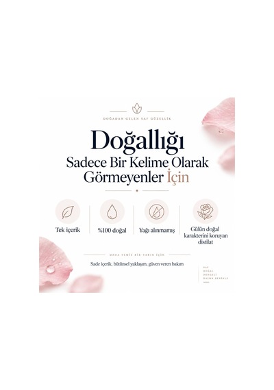 Doğal Yağı Alınmamış Gül Suyu 250 Ml